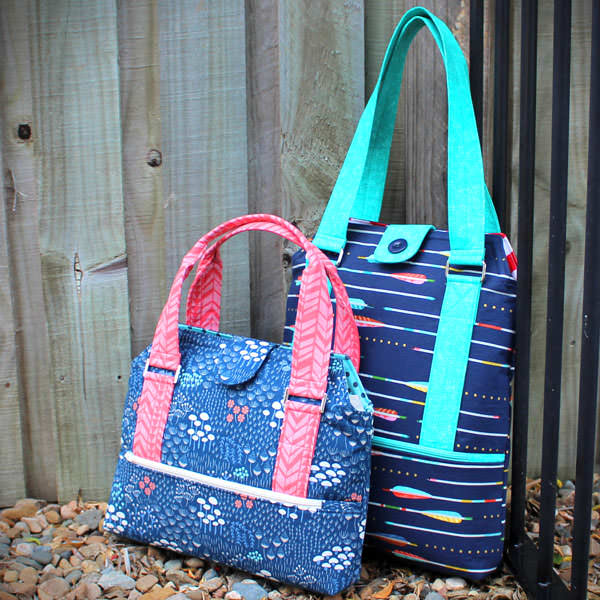 Pattern Number AUTA640 Happy Hauler Tote Bag Pattern by Aunties Two ...