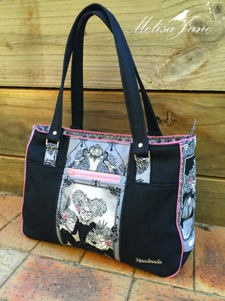 Ghastlies-themed Goin' Uptown Tote - Andrie Designs