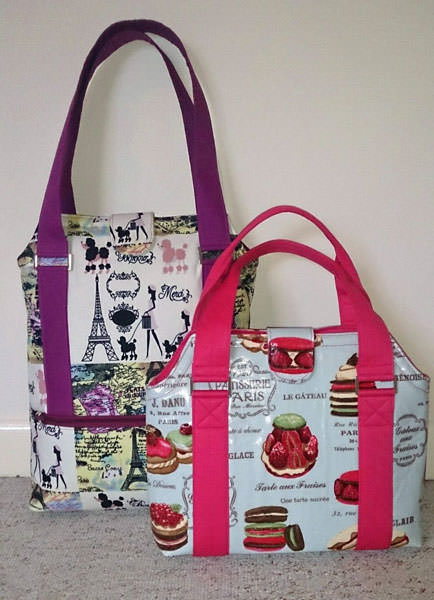 Two sizes in laminated cotton! Heavy Hauler Tote Bag - Andrie Designs