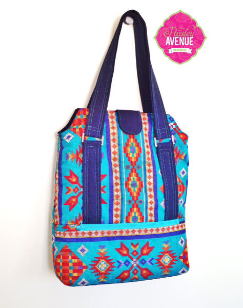 Aztec-themed Heavy Hauler Tote Bag - Andrie Designs