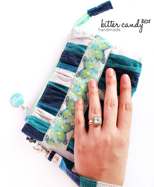 Perfect size to hold in your hand - Gather Me Up Clutch - Andrie Designs