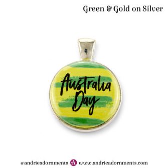 Silver Green & Gold - Australia Day 2018 - Andrie Adornments