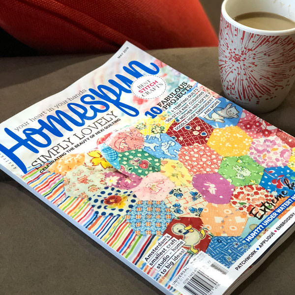 May issue of Homespun Magazine - Andrie Designs