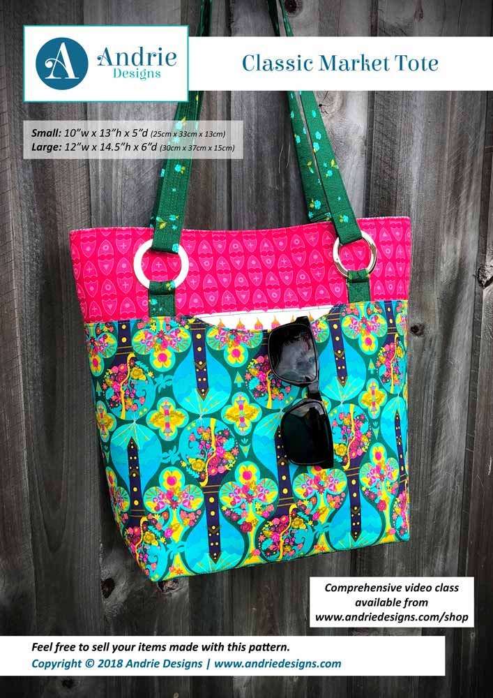 The Bluebell Tote & Handbag PDF Sewing Pattern Bagstock - Etsy