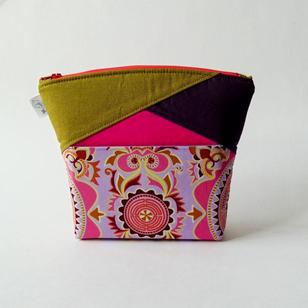 Finished - Zip Top Stand Up Clutch - Andrie Designs
