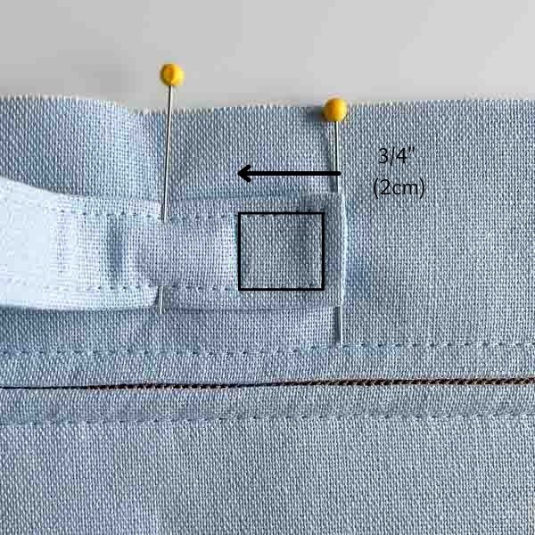 Square for sewing handle - Little Freehand Pack Flap & Handle Hack - Andrie Designs