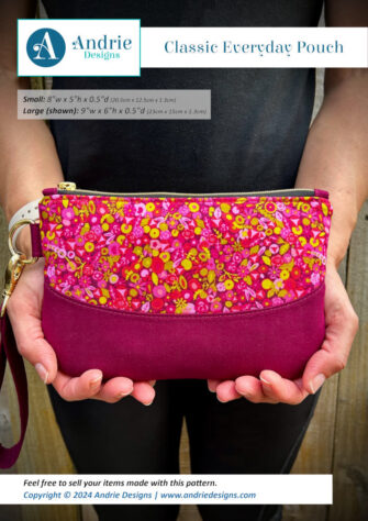 Andrie Designs - Classic Everyday Pouch